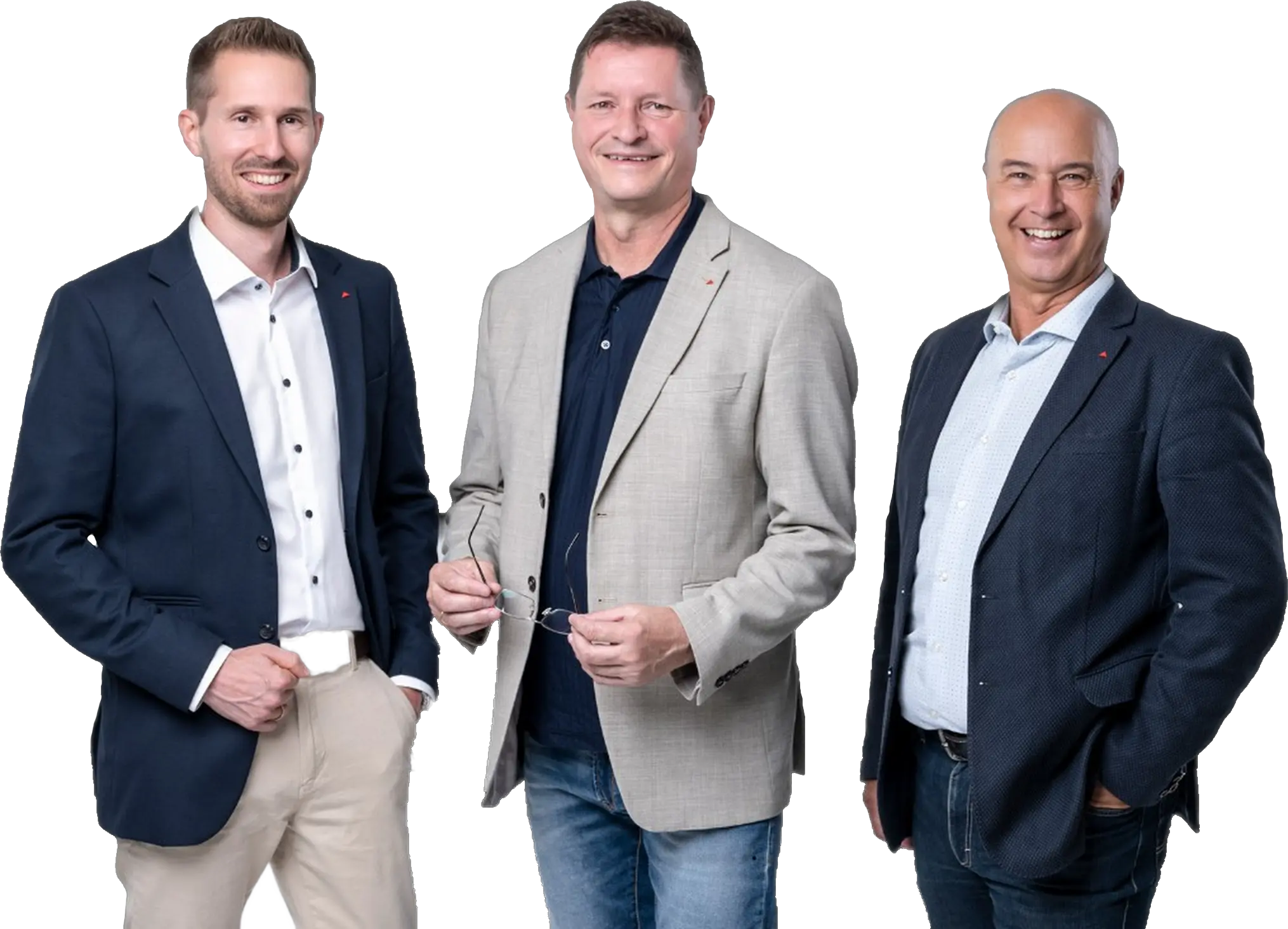 Das ascendo Management Team: Manuel Kathofer, Christian Eller und Ewald Jarz